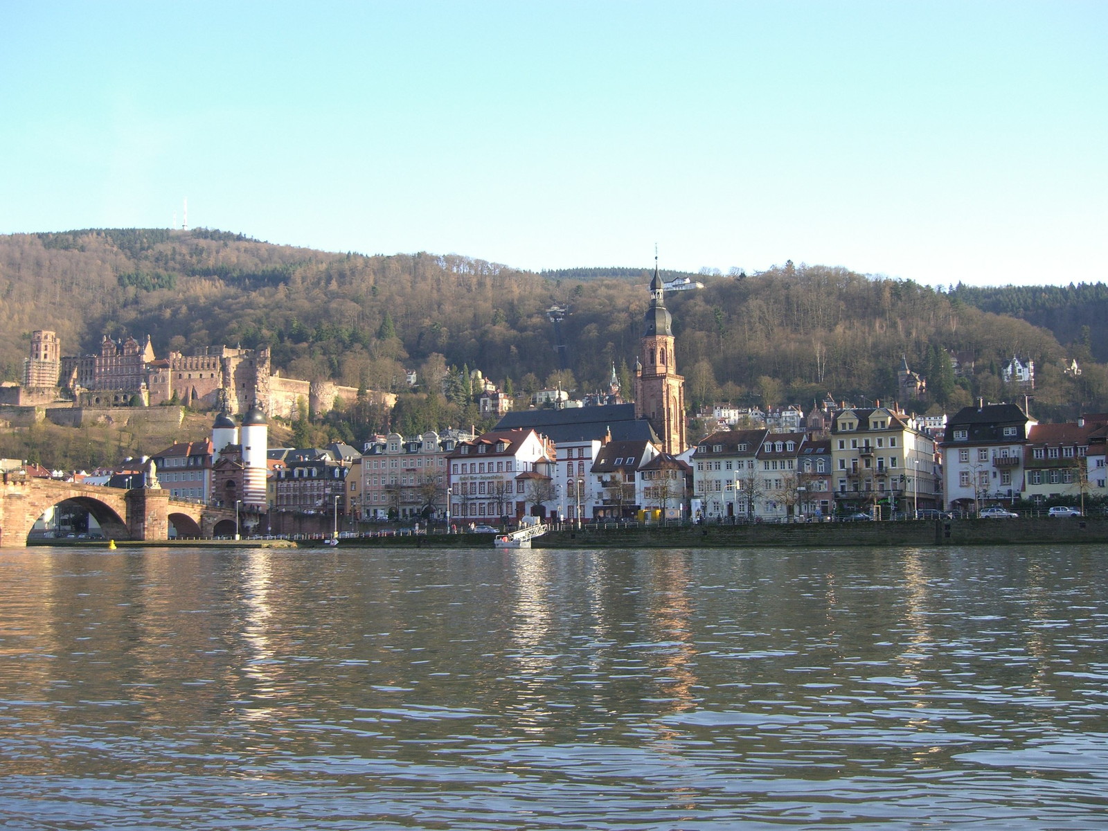 Heidelberg Karl-Theodor-Bruecke Neckar
